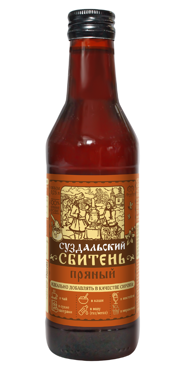 №3 Сбитень Суздальский "Пряный"(блок 8шт по 250мл) в Мичуринске