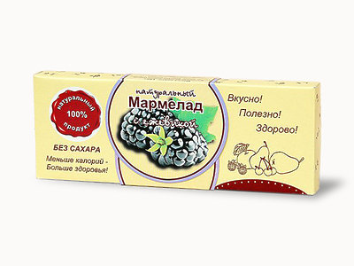 №2 Мармелад натуральный "Ежевика" 140г в Мичуринске