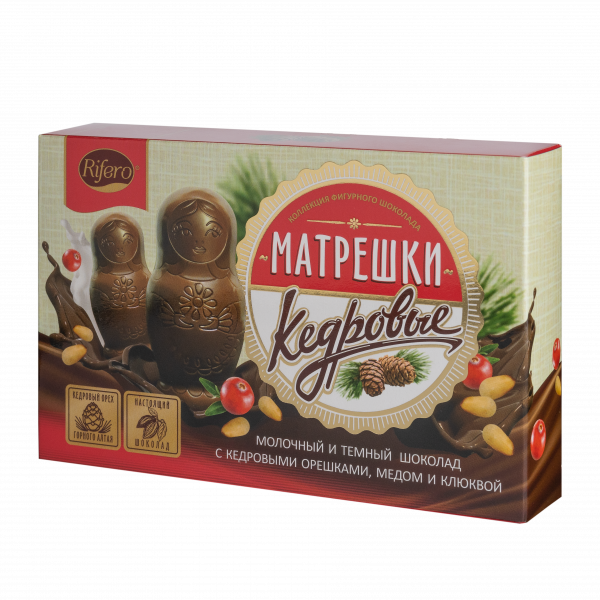 №1 Риф и ко Конфеты "Матрёшки кедровые" 100г           в Мичуринске